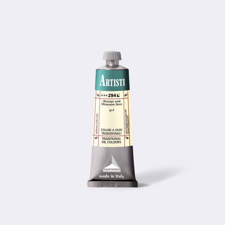 Краска масляная Maimeri "Artisti" 60мл, №294 Ультрамарин зеленый