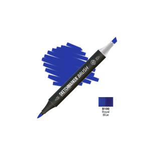 Маркер SketchMarker "Brush" B100 Royal Blue