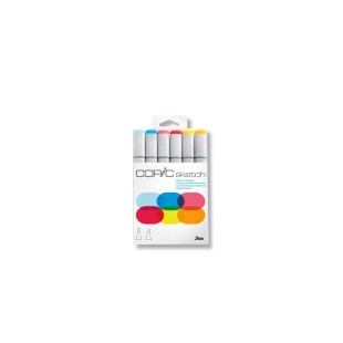 Набор Copic Sketch "Perfect Primaries" 6 маркеров