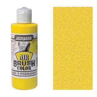 Краска для аэрографии Jacquard "Airbrush Color" 300 Yellow Metallic (желтый металлик), 118мл