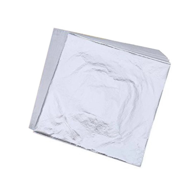 Поталь в книжке "Серебро" 160х160мм/ 100 листов/ блистер (DK25202-16)