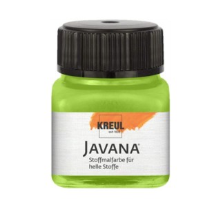 Краска нерастекающаяся по светлым тканям Kreul "Javana Tex Flash" 20мл, светло-зеленый флюоресцентный