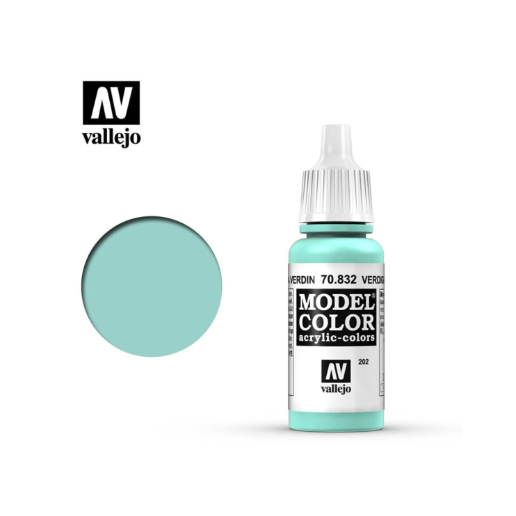Краска для моделизма Vallejo "Model Color" 70.832 Verdigris Glaze