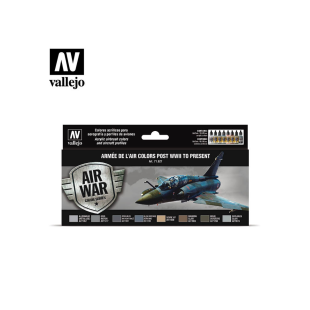 Набор 8 красок Model Air "Armée de l’Air colors post WWII" 71.627