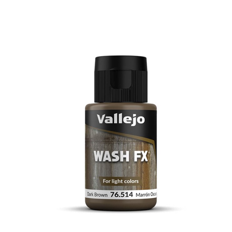 Тонирующая жидкость Vallejo "Model Wash" 76.514 Dark Brown