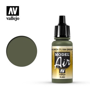 Краска для аэрографии "Model Air" цвет 71.104 (Green RLM62)