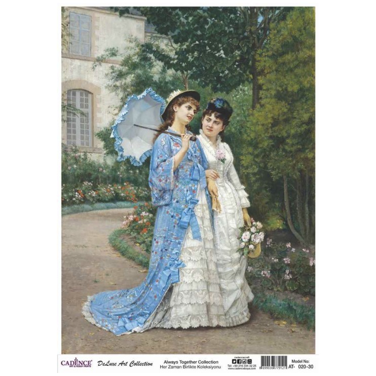 Рисовая карта 30х42см, AT020