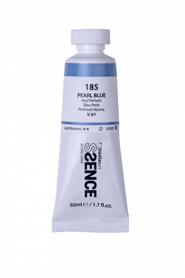 Краска акриловая Shinhan "Essence" №185 Синий перламутровый, туба 50мл