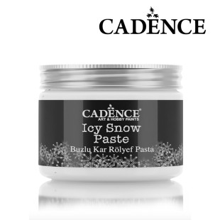 Паста рельефная Cadence "Icy Snow paste" белая, 150мл