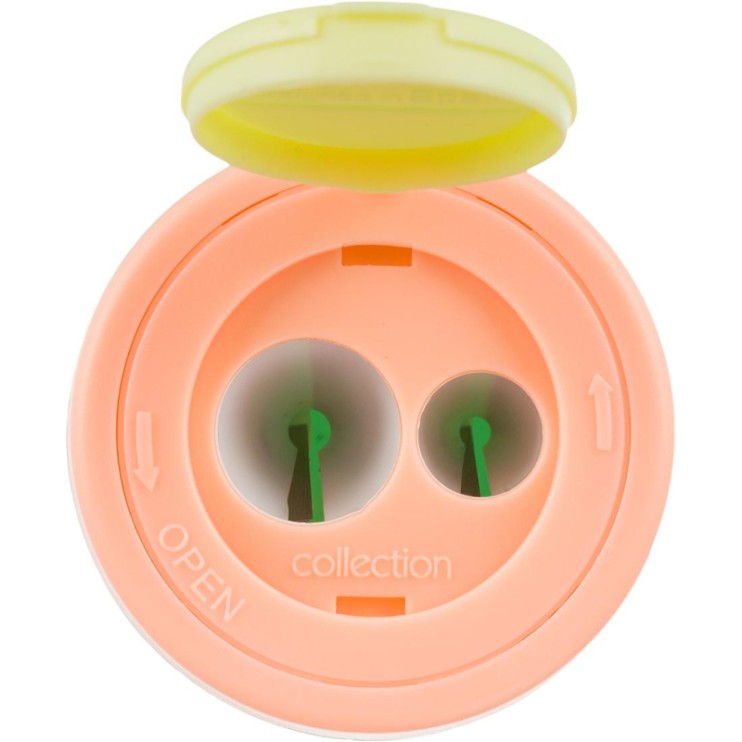 Набор точилок для карандашей Milan "Pastel Sugar Diamond" 2 отверстия, 4 штуки