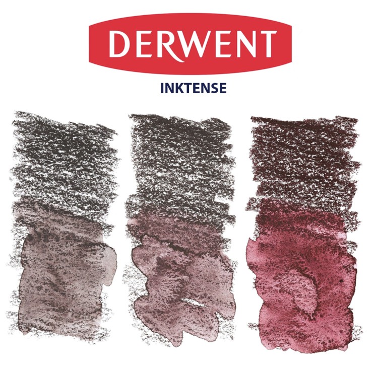 Набор карандашей чернильных Derwent "Inktense" 3 штуки, шоколадные оттенки (1920, 1930, 2000)