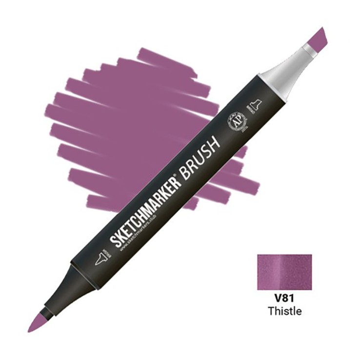 Маркер SketchMarker "Brush" V81 Чертополох