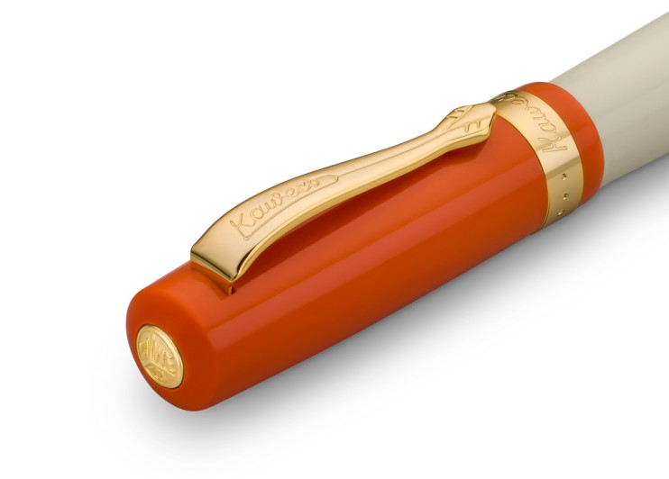 Ручка перьевая Kaweco "Student 70`s Soul" M (0,9мм), Orange/White (10001751)