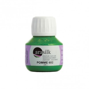 Краска для росписи по ткани "Arasilk" 50 мл, №602 Яблоко