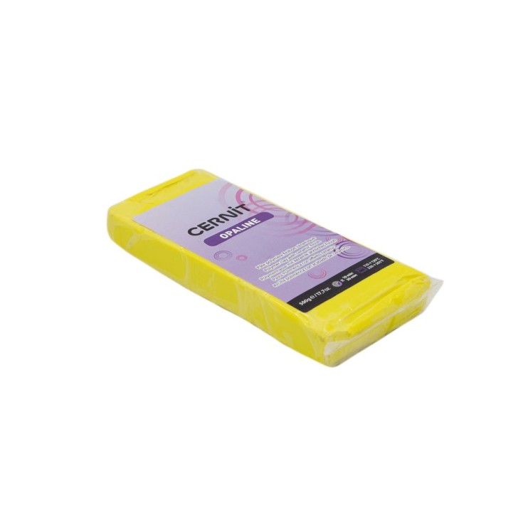 Полимерный моделин Cernit "Opaline" #017 желтый, 500 гр.