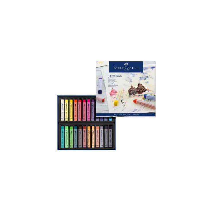 Набор мягкой пастели Faber-CASTELL "Studio Quality" 24 цвета