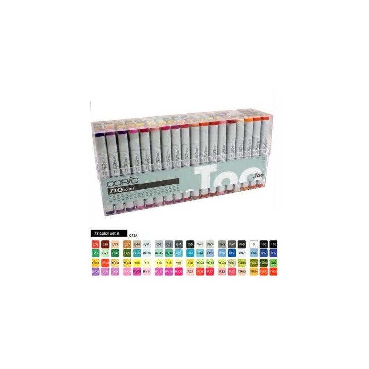 Набор Copic Classic "Set A " 72 маркера