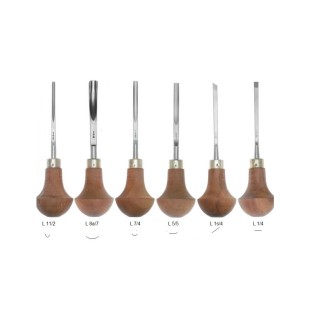 Набор из 6 штихелей Pfeil "LS B" для линогравюры 