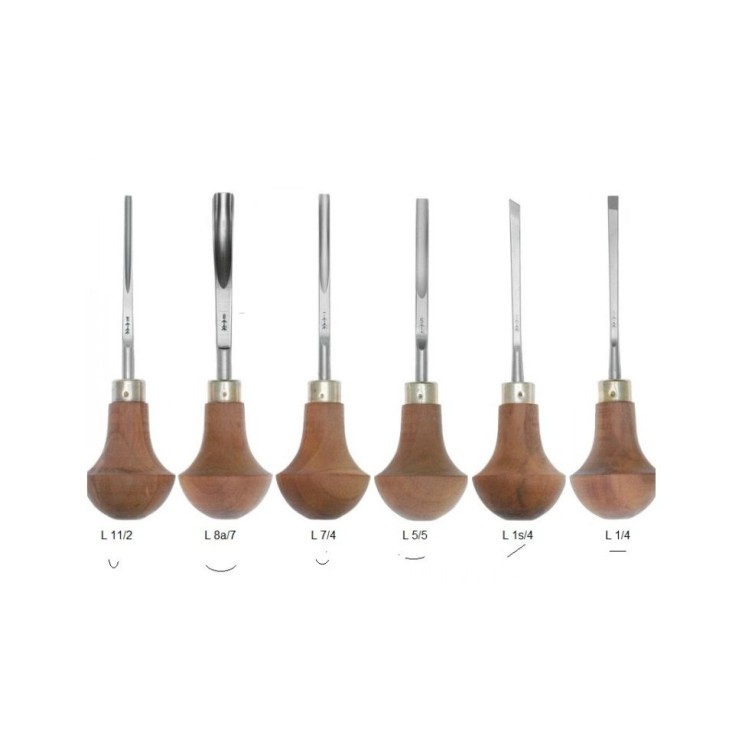 Набор из 6 штихелей Pfeil "LS B" для линогравюры