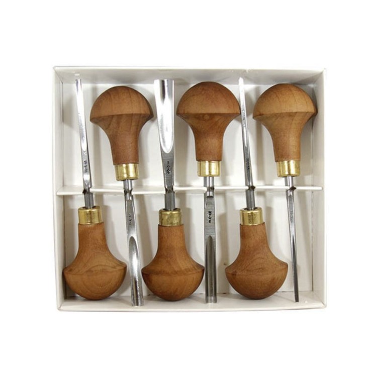 Набор из 6 штихелей Pfeil "LS B" для линогравюры