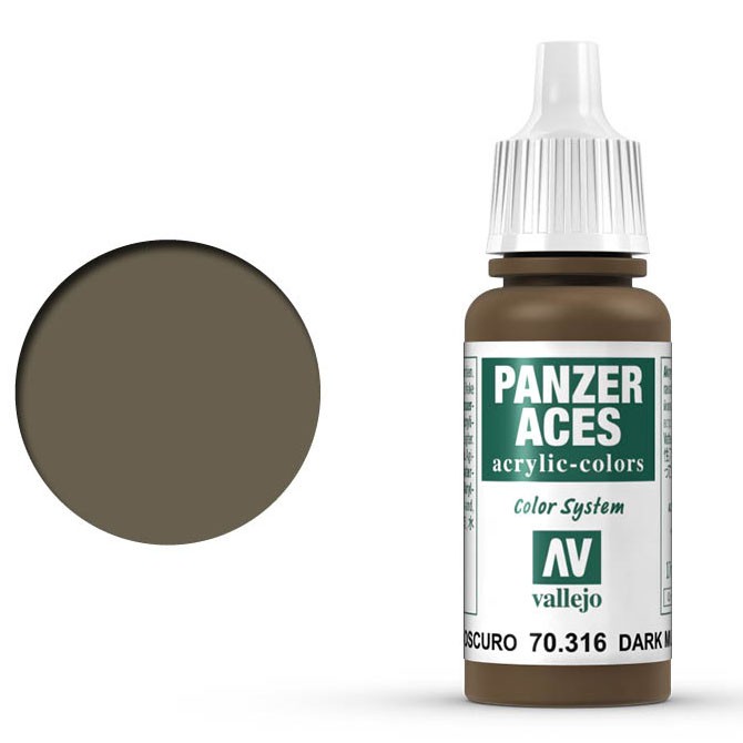Акрил "Panzer Aces" 70.316 Dark Mud
