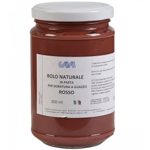 Глина натуральная для золочения Masserini "Bolo" красная, 300мл