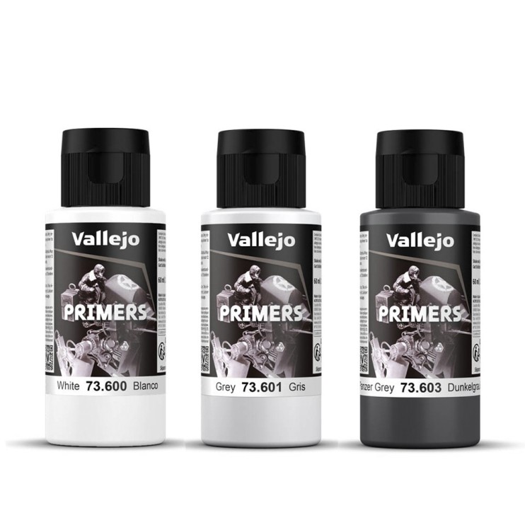 3 полиуретановых грунта "Primers" №600,601, 603, 60мл