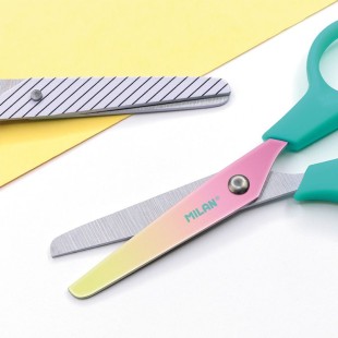 Ножницы канцелярские Milan "Basic Sunset" 134мм, цвет желтый