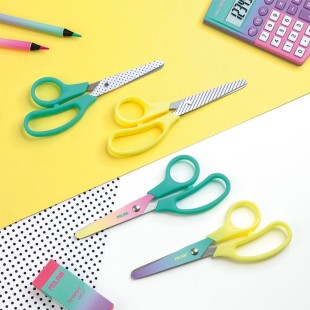 Ножницы канцелярские Milan "Basic Sunset" 134мм, цвет желтый