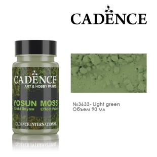 Краска декоративная Cadence "Moss Effect" светлый мох, 90мл