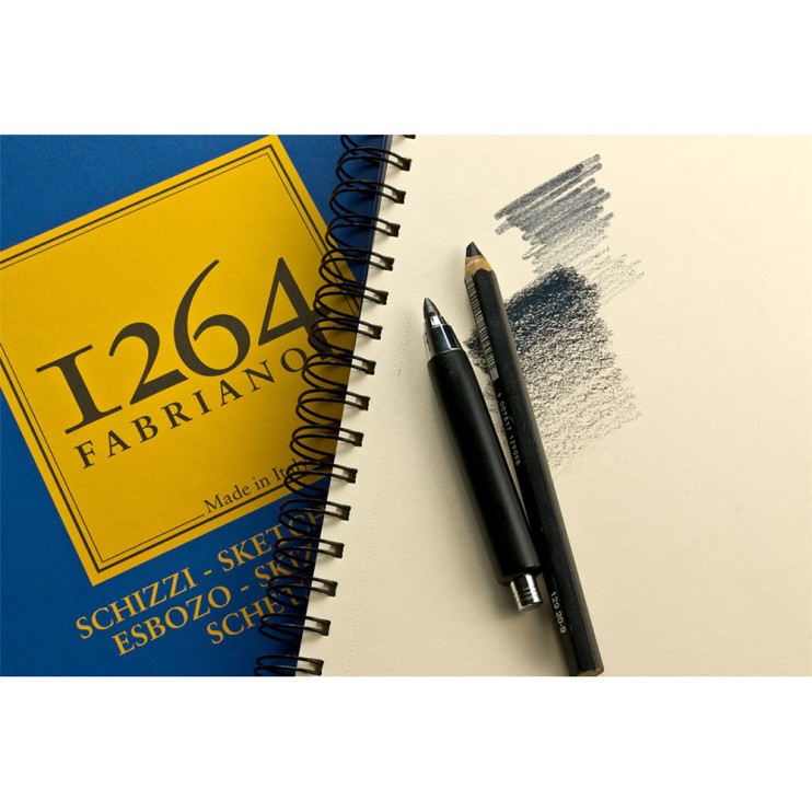Альбом для графики на спирали Fabriano "1264 Sketch" 21х29,7см, 120л, 90гр/м² (19100637)