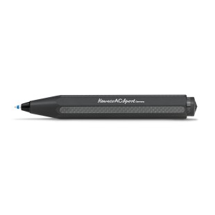 Ручка шариковая Kaweco "Ac Sport" 1.0мм, черный корпус c черными вставками