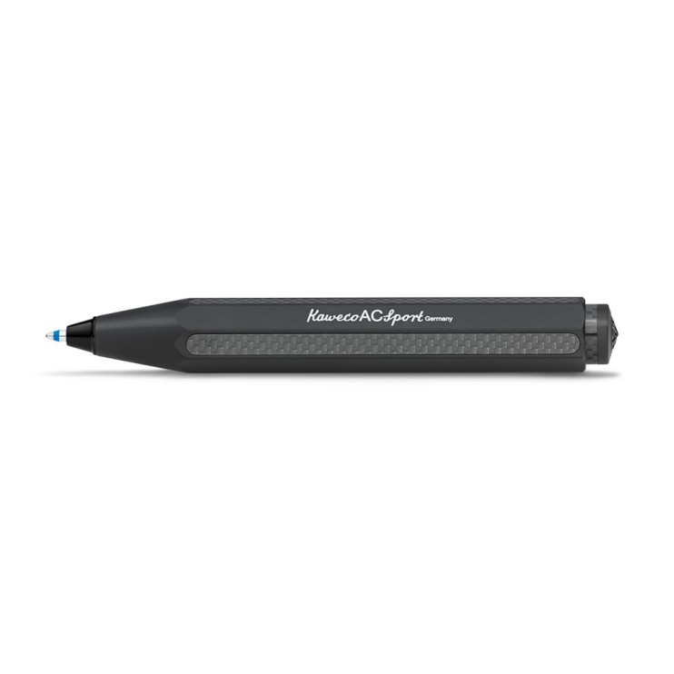 Ручка шариковая Kaweco "Ac Sport" (1,0мм), Black c черными вставками (10002280)