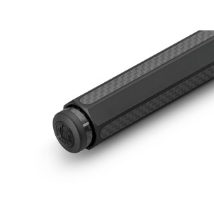 Ручка шариковая Kaweco "Ac Sport" (1,0мм), Black c черными вставками (10002280)