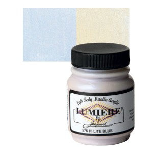 Краска по тканям металлическая "Lumiere" №576 синяя светлая (нерастекающаяся)