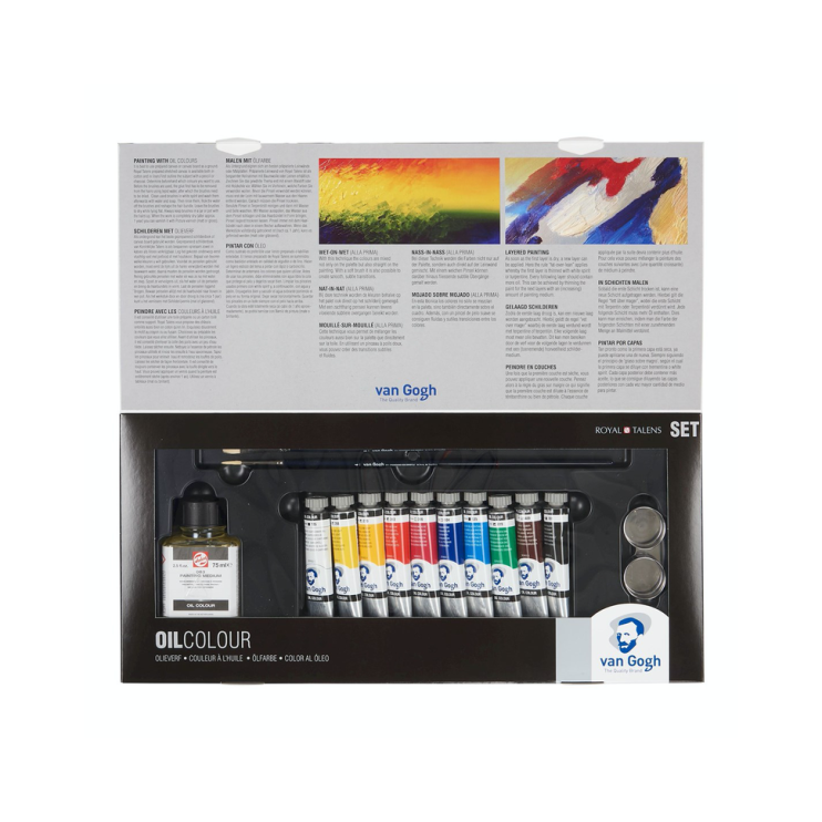 Набор масляных красок Van Gogh "Advanced set" 10 туб по 20мл и аксессуарами
