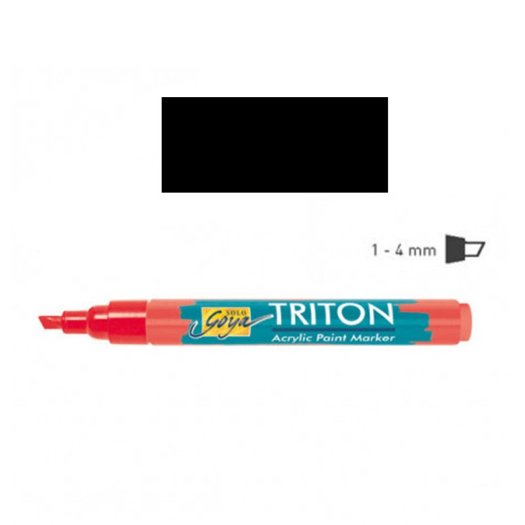 Маркер акриловый Kreul "Solo Goya" Triton" 1-4 мм, черный