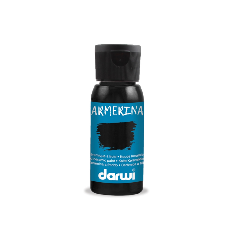Краска по керамике Darwi "Armerina" 50 мл, 100 black (Черный) (0380050100)