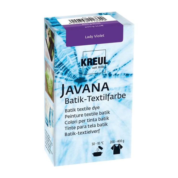 Краситель горячей фиксации Kreul "Javana Batik" 70 г, фиолетовый (порошковый)