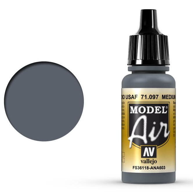 Акрил "Model Air" 71.097 Medium Gunship Gray