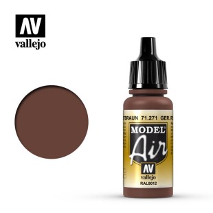Краска для аэрографии Vallejo "Model Air" 71.271 (German Red Brown), 17 мл