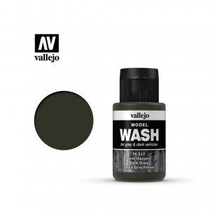 Тонирующая жидкость Vallejo "Model Wash" Dark Grey