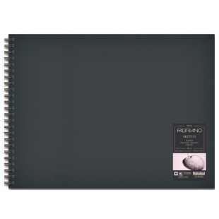 Блокнот для зарисовок на спирали Fabriano "Sketch Book" 29,7x42см, 80л, 110гр/м², мелкозернистая (28029660)