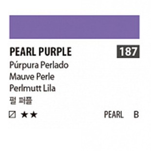 Краска акриловая Shinhan "Essence" №187 Пурпурный перламутровый, туба 50мл