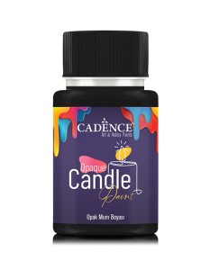 Краска по свечам Cadence "Opaque Candle Paint" 36 черный, 50мл