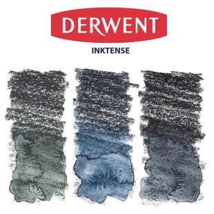 Набор карандашей чернильных Derwent "Inktense" 3 штуки, серые оттенки (2100, 2110, 2120)