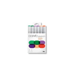 Набор Copic Sketch "Secondary Tones" 6 маркеров (натуральные)