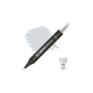 Маркер SketchMarker "Brush" CG8 Cool Grey 8