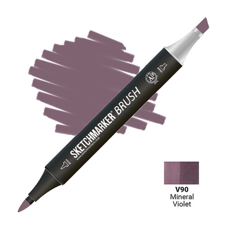 Маркер SketchMarker "Brush" V90 Фиолетовый минерал