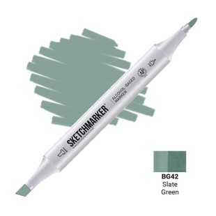 Маркер двусторонний Sketchmarker "Classic" BG42 Зелёный сланец